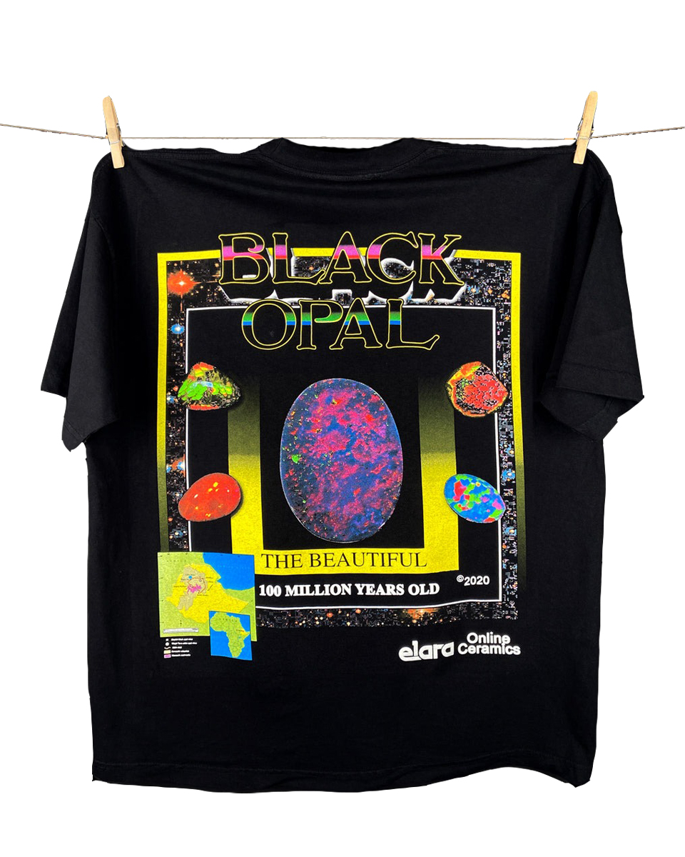 Online Ceramics Black Opal Tee - Image 2