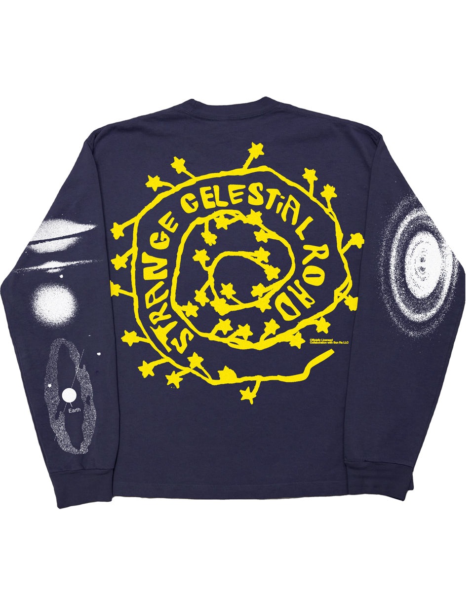 Online Ceramics Sun Ra "Strange Celestial Road" Long Sleeve T-Shirt - Image 2
